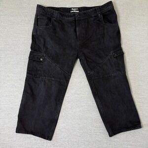 Bull-it Motorcycle Jeans Mens 48S Black Cargo Riding Pants‎ Built To Ride